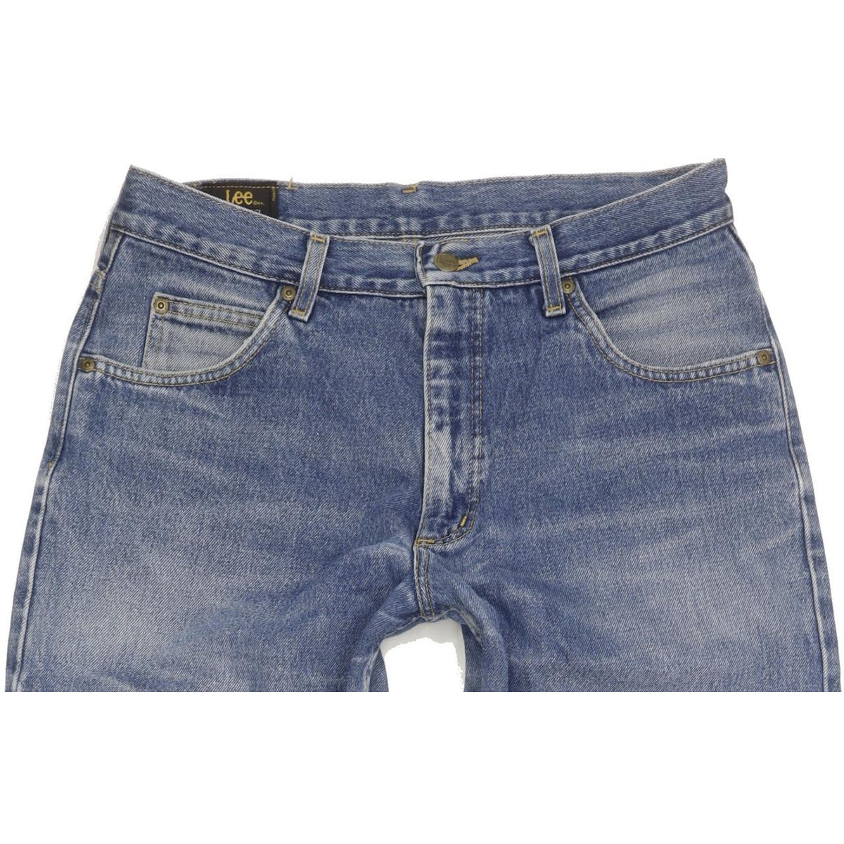 Lee Portland Men Blue Straight Regular Jeans W33 L34