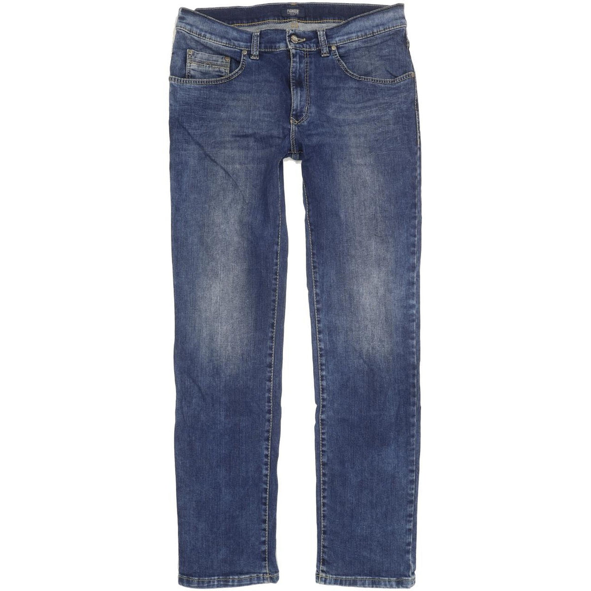 Pioneer Rando Men Blue Straight Regular Stretch Jeans W36 L34