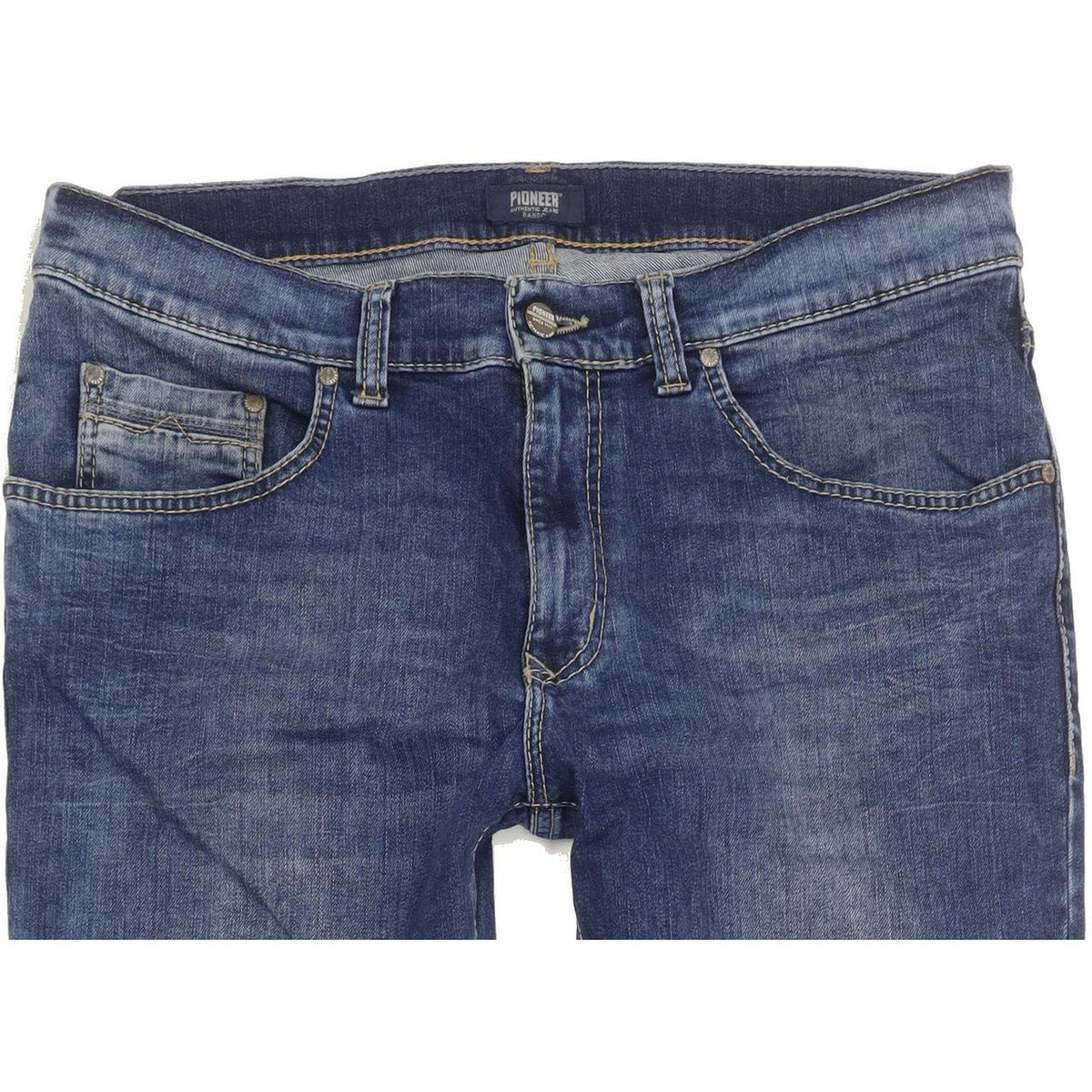 Pioneer Rando Men Blue Straight Regular Stretch Jeans W36 L34