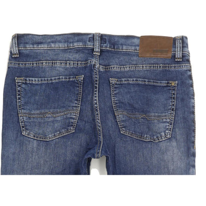 Pioneer Rando Men Blue Straight Regular Stretch Jeans W36 L34