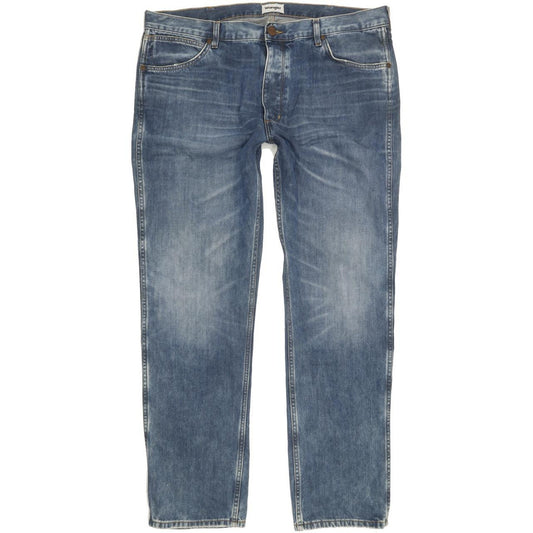 Wrangler Greensboro Men Blue Straight Regular Jeans W40 L33