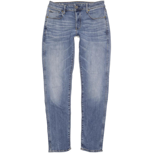 G-Star 3301 Men Blue Straight Slim Stretch Jeans W30 L31