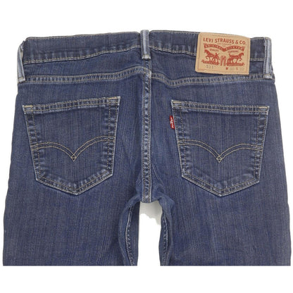 Levi's 511 Men Blue Straight Slim Stretch Jeans W30 L30