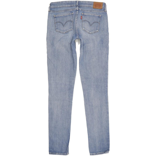 Levi's 711 Women Blue Skinny Slim Stretch Jeans W28 L32