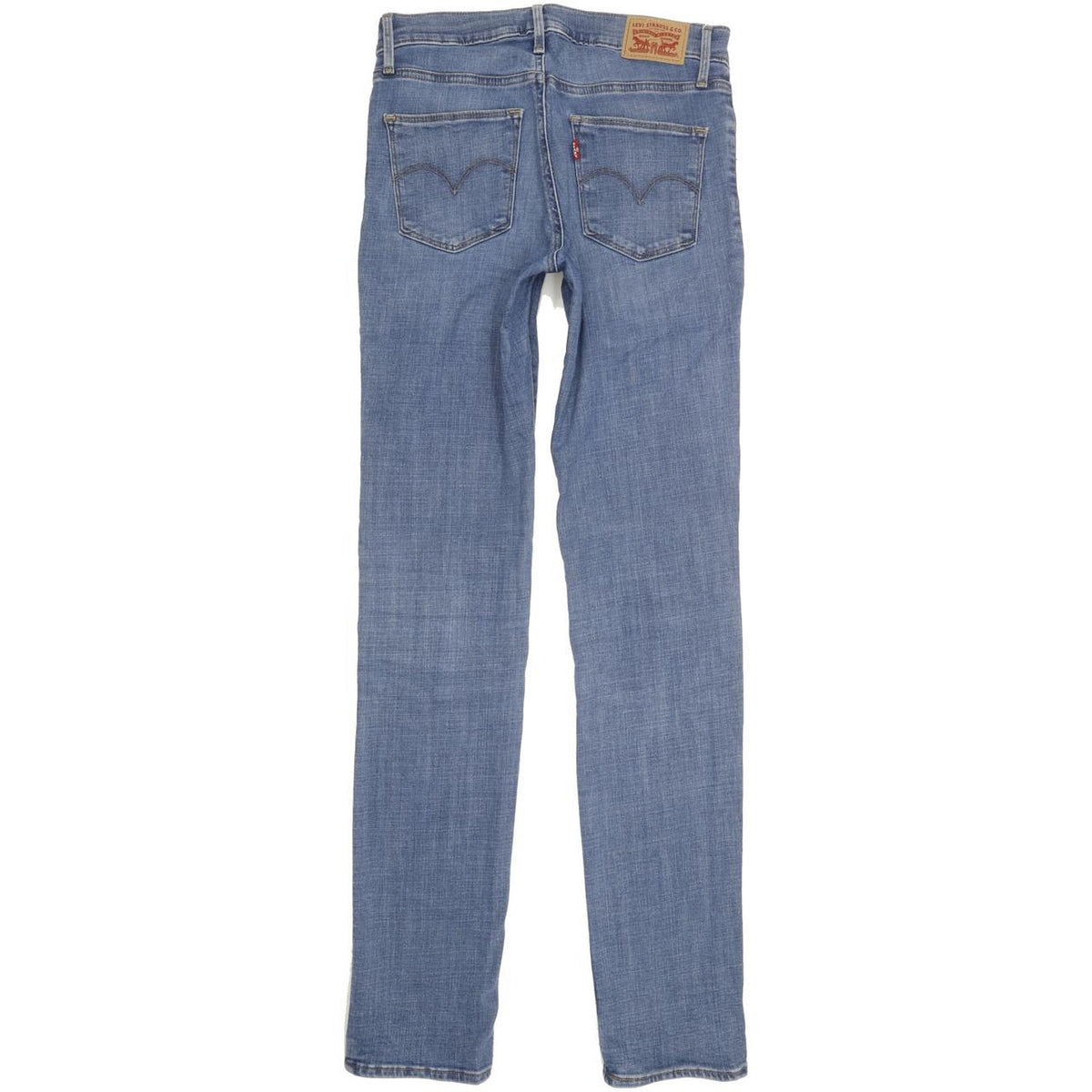 Levi's Slimming Women Blue Straight Slim Stretch Jeans W27 L34
