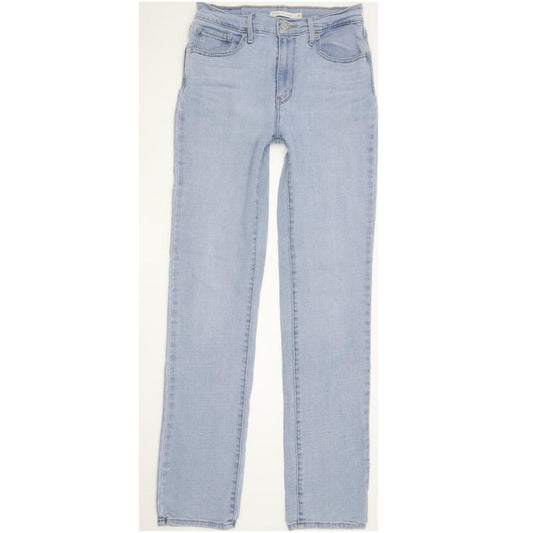 Levi's 724 Women Blue Straight Slim Stretch Jeans W28 L32