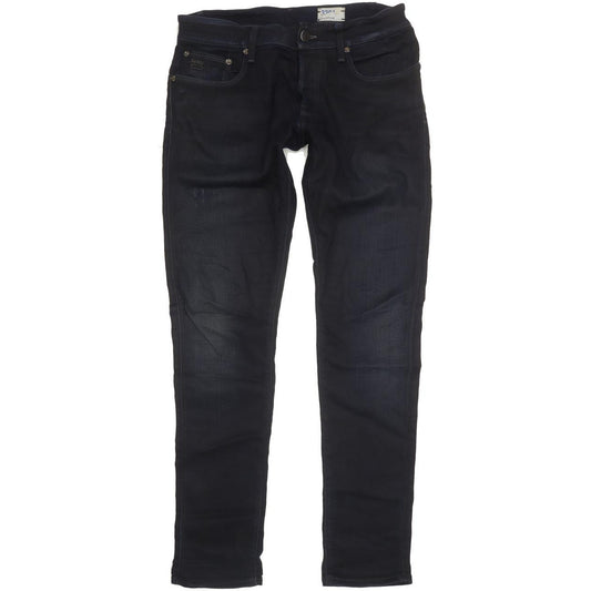 G-Star 3301 Men Navy Skinny Slim Stretch Jeans W32 L32