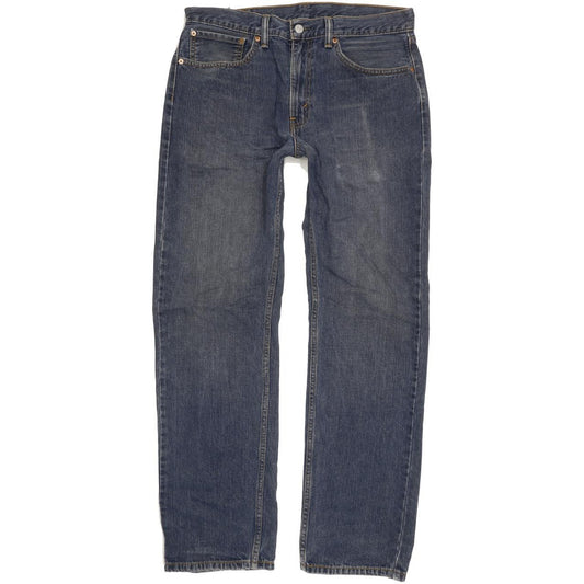 Levi's 505 Men Blue Straight Regular Jeans W34 L31