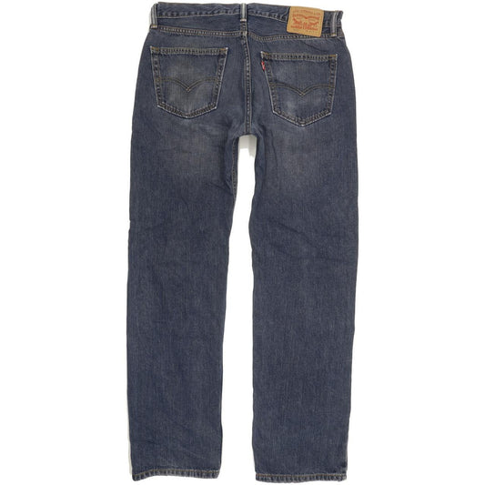 Levi's 505 Men Blue Straight Regular Jeans W34 L31