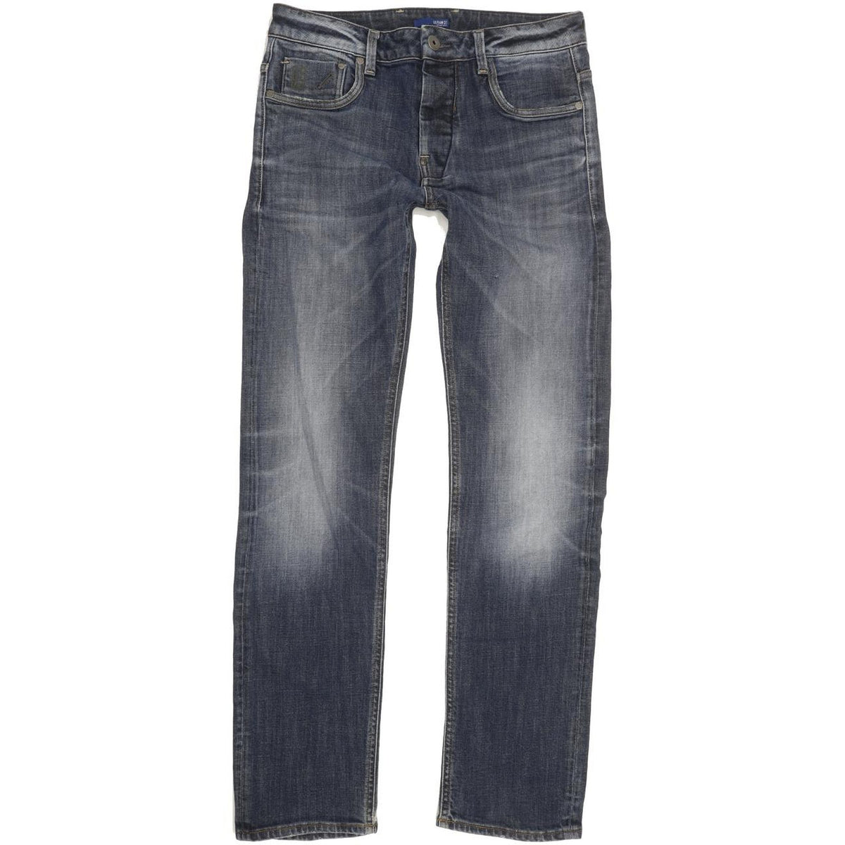 G-Star Men Blue Straight Slim Jeans W30 L32