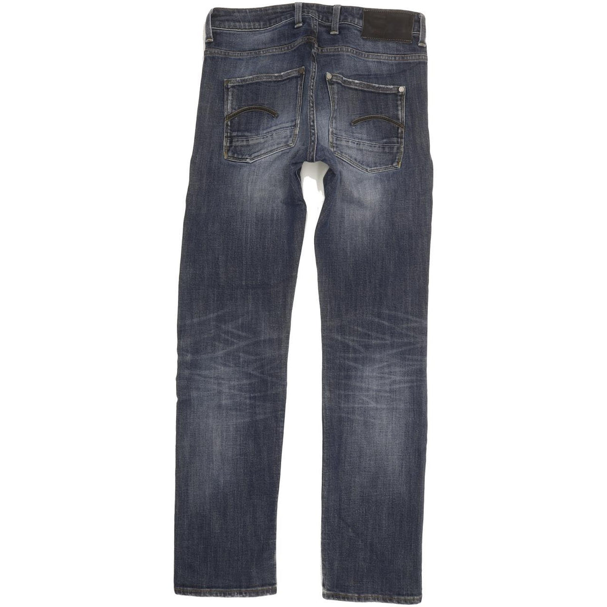 G-Star Men Blue Straight Slim Jeans W30 L32