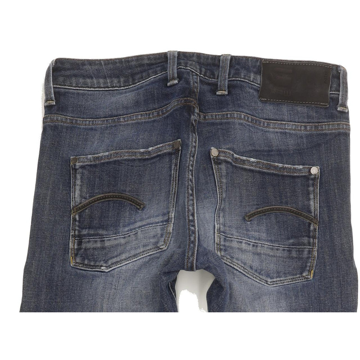 G-Star Men Blue Straight Slim Jeans W30 L32