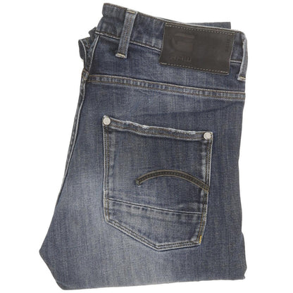 G-Star Men Blue Straight Slim Jeans W30 L32