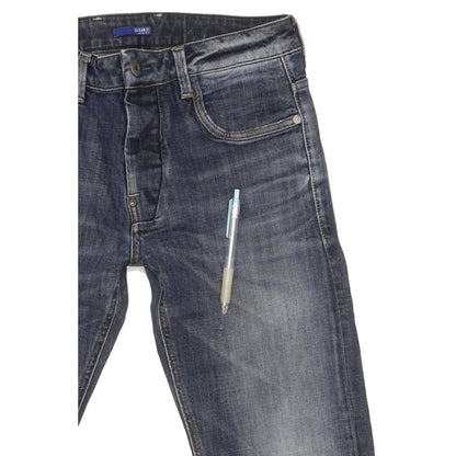 G-Star Men Blue Straight Slim Jeans W30 L32