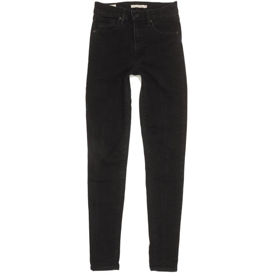 Levi's Mile Women Black Skinny Slim Stretch Jeans W27 L31