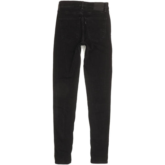 Levi's Mile Women Black Skinny Slim Stretch Jeans W27 L31
