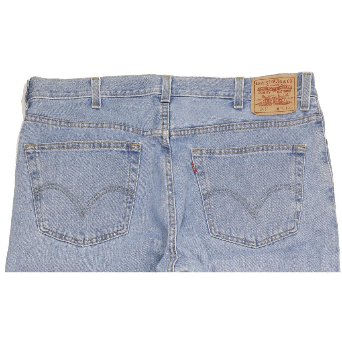 Levi's 505 Men Blue Straight Regular Jeans W40 L32
