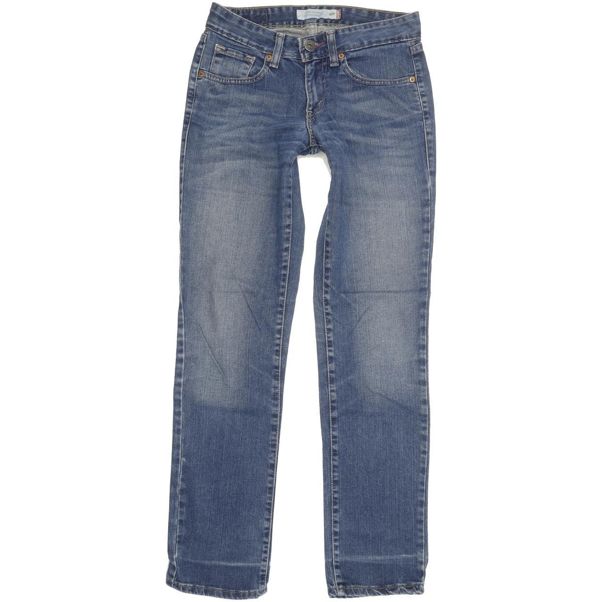 Levi's 503 Filiforme Women Blue Straight Slim Stretch Jeans W29 L31