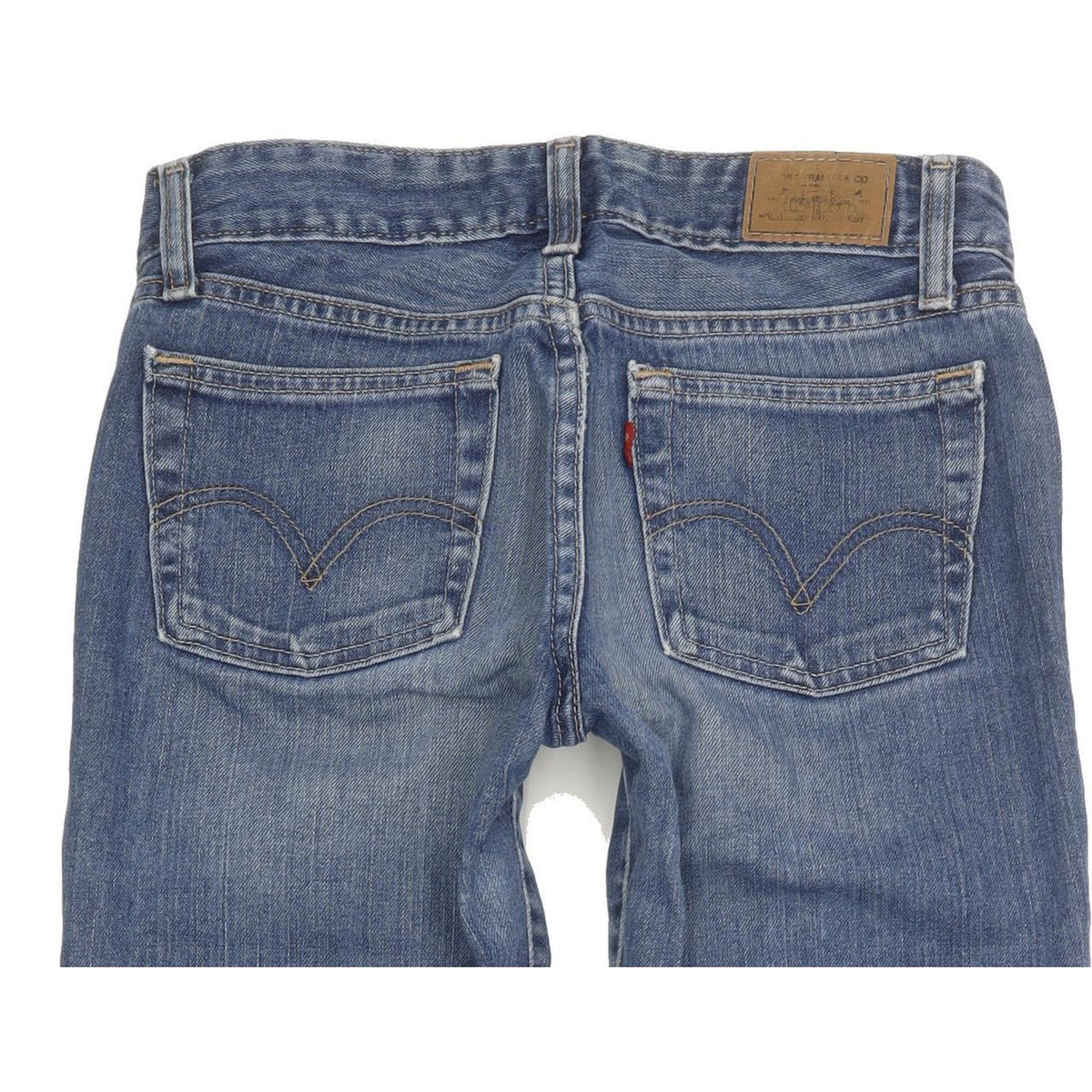 Levi's 503 Filiforme Women Blue Straight Slim Stretch Jeans W29 L31