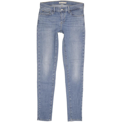 Levi's 710 Super Women Blue Skinny Slim Stretch Jeans W28 L30