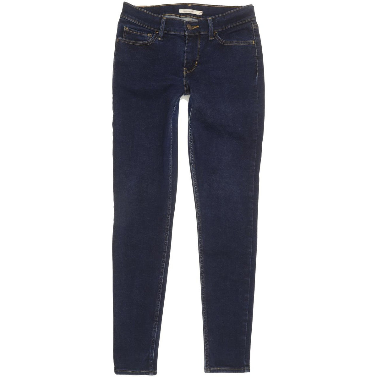 Levi's 710 Super Women Blue Skinny Slim Stretch Jeans W29 L29