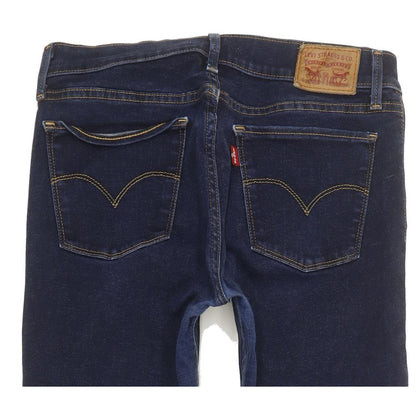 Levi's 710 Super Women Blue Skinny Slim Stretch Jeans W29 L29