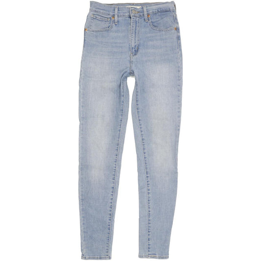 Levi's Mile Blue Skinny Slim Stretch Jeans High Waisted W27 L30