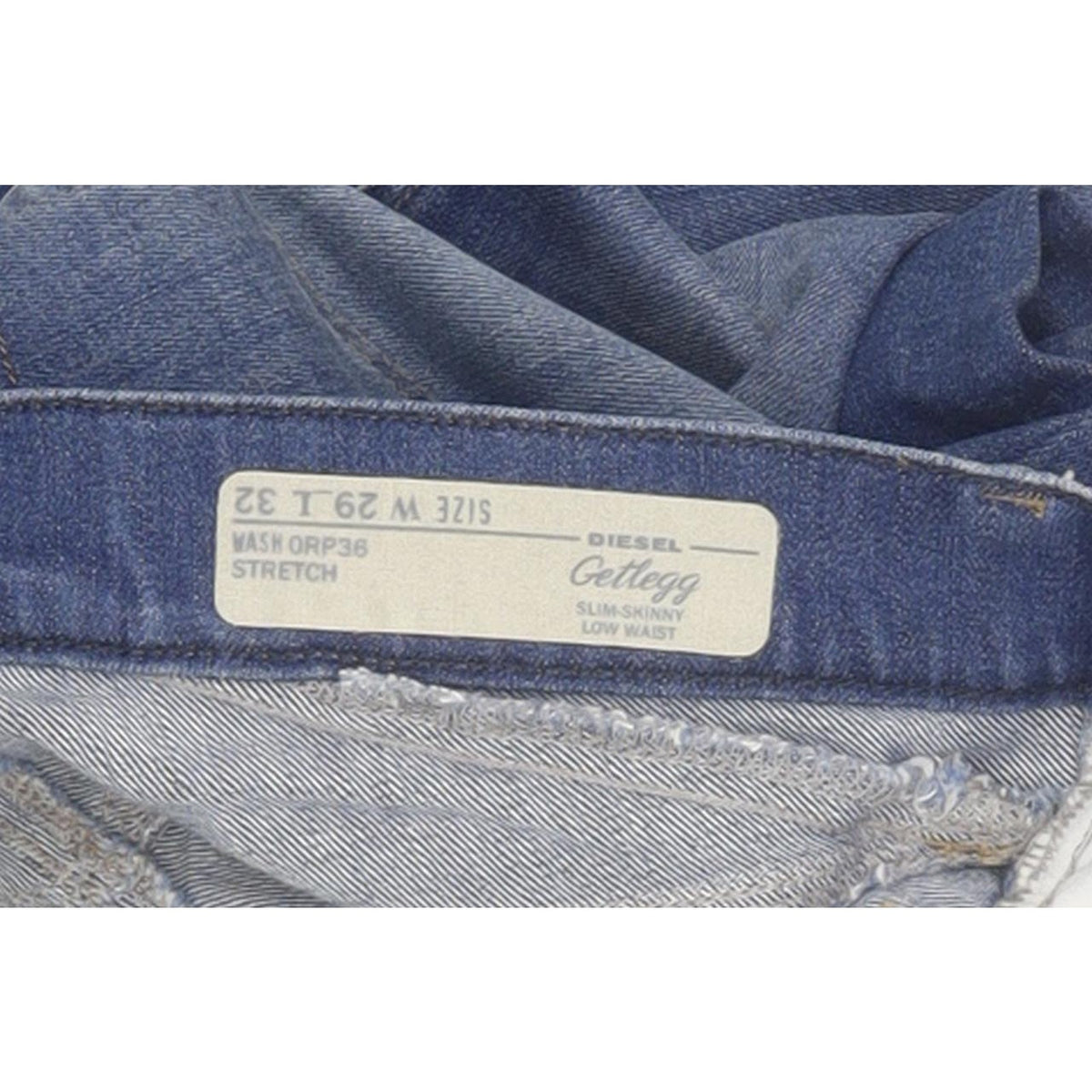 Diesel Getlegg 0RP36 Women Blue Skinny Slim Stretch Jeans W29 L31