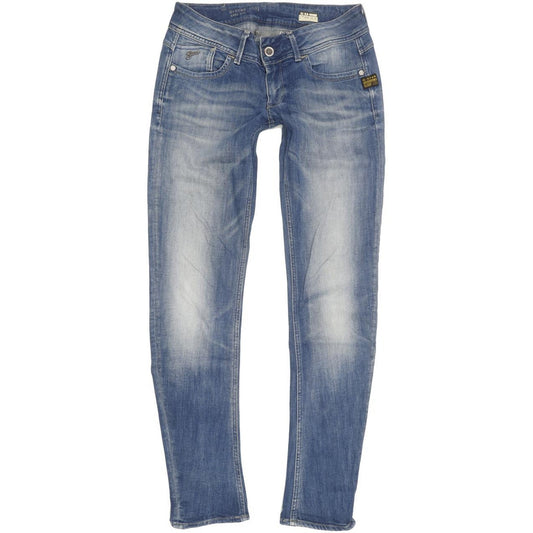 G-Star Lynn Women Blue Skinny Slim Stretch Jeans W29 L31