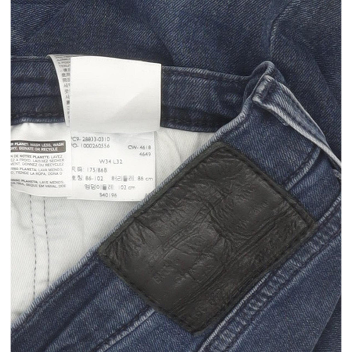 Levi's 512 Men Blue Tapered Slim Stretch Jeans W34 L31