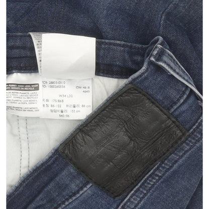 Levi's 512 Men Blue Tapered Slim Stretch Jeans W34 L31