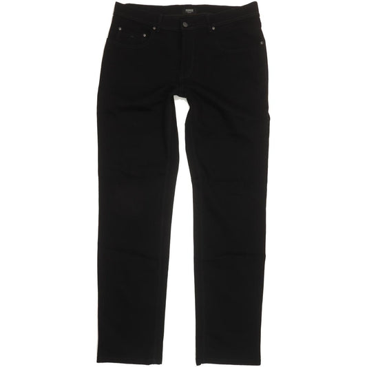 Pioneer Rando Men Black Straight Regular Stretch Jeans W36 L34