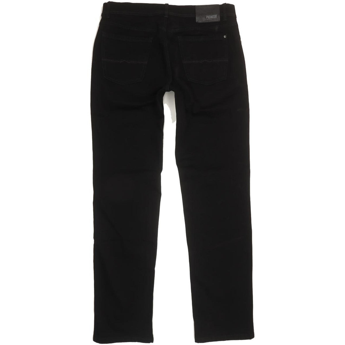 Pioneer Rando Men Black Straight Regular Stretch Jeans W36 L34