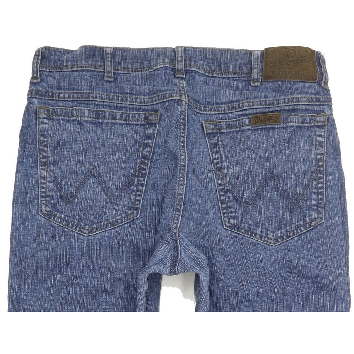 Wrangler Durable Quality Men Blue Straight Regular Stretch Jeans W31 L28