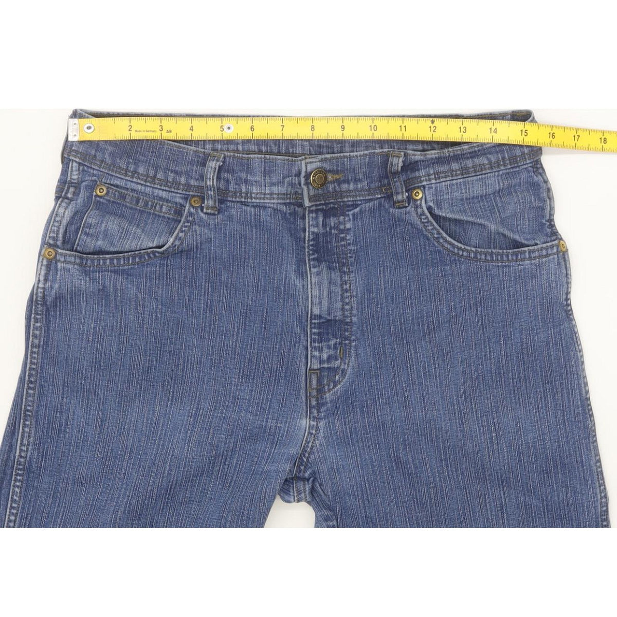 Wrangler Durable Quality Men Blue Straight Regular Stretch Jeans W31 L28