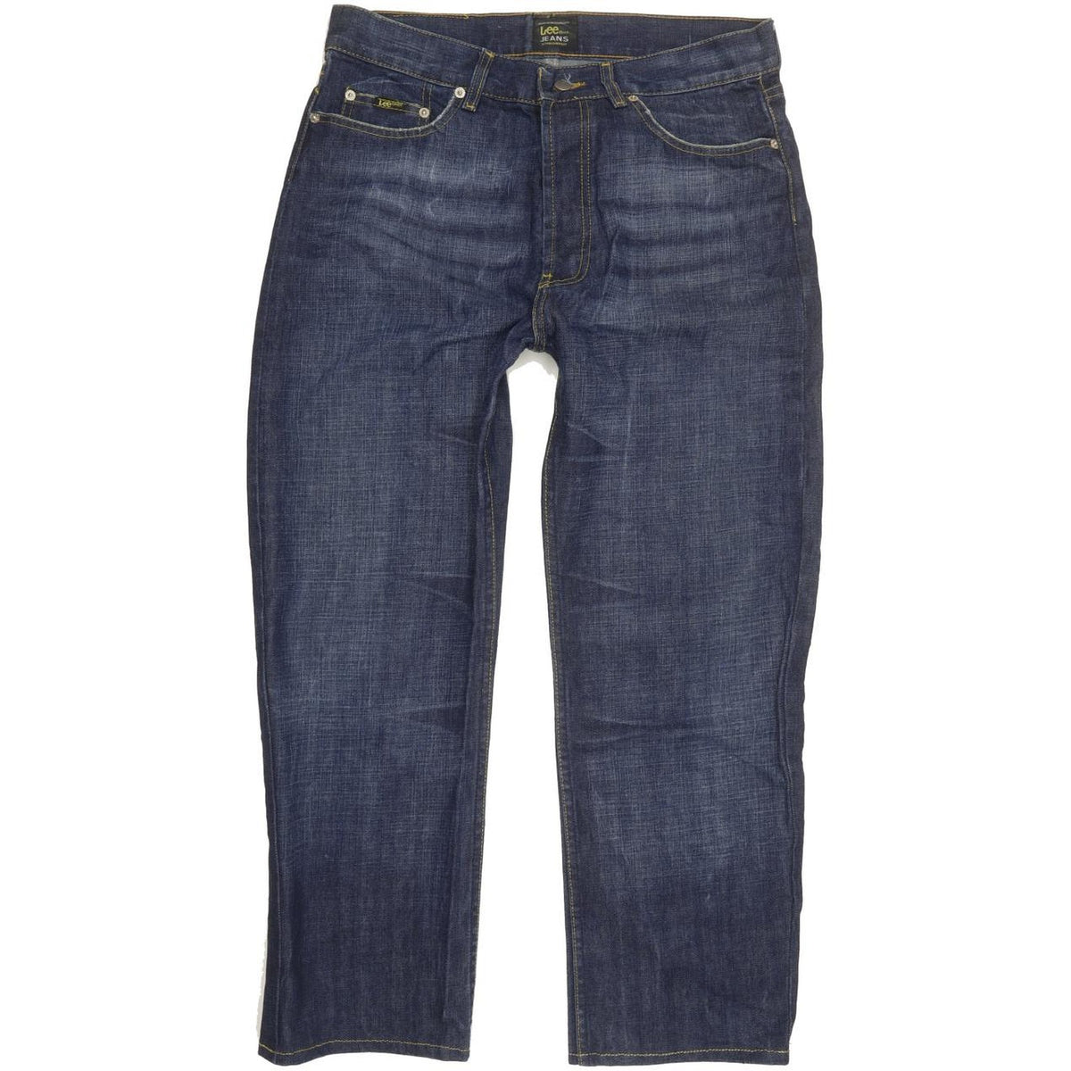 Lee Men Blue Straight Regular Jeans W32 L26