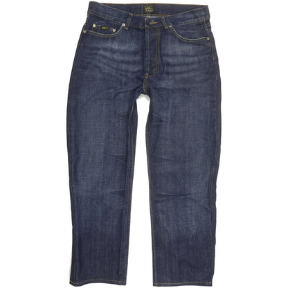 Lee Men Blue Straight Regular Jeans W32 L26