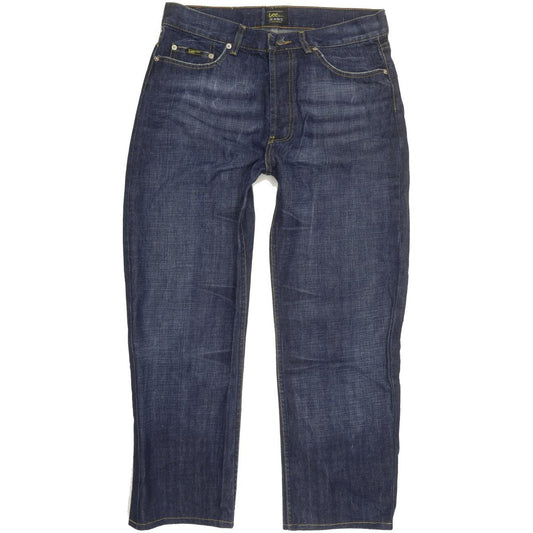 Lee Men Blue Straight Regular Jeans W32 L26