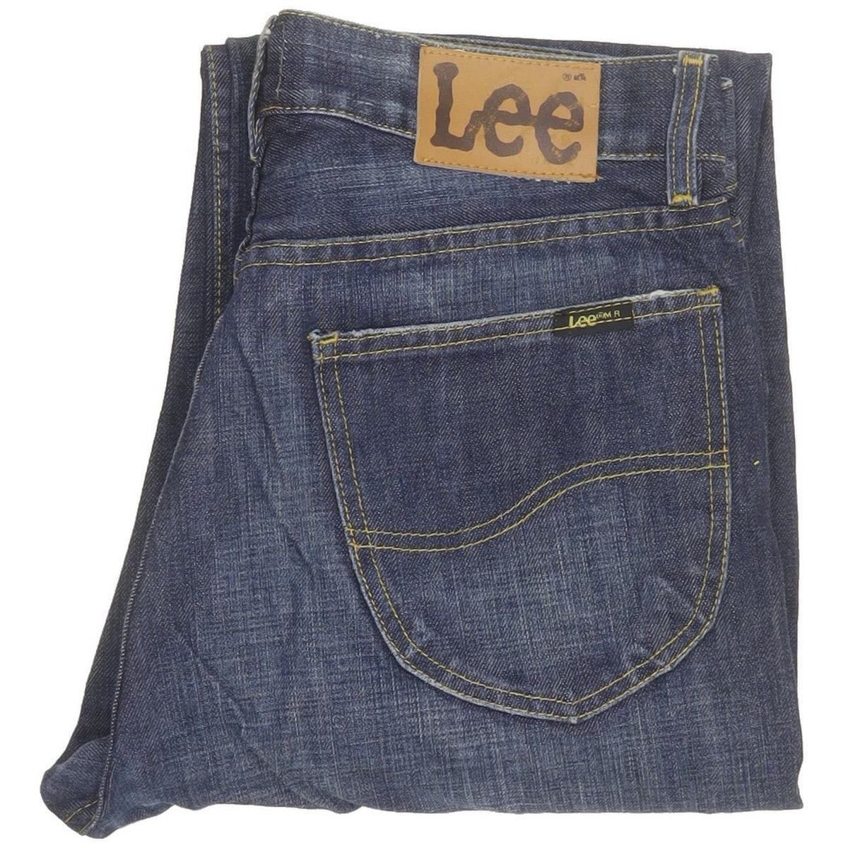 Lee Men Blue Straight Regular Jeans W32 L26