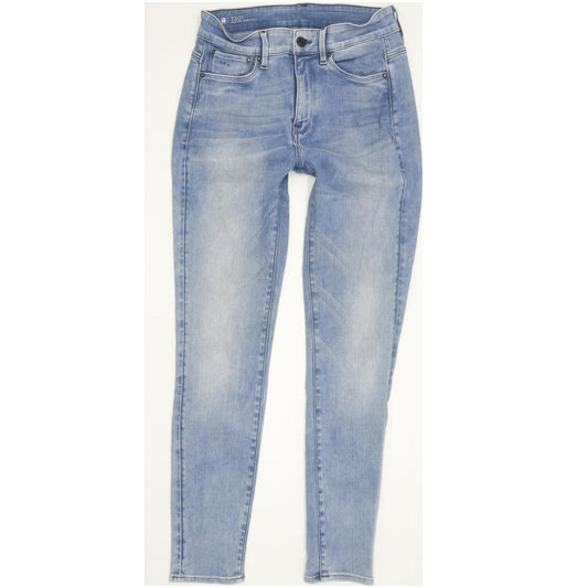 G-Star 3301 Ultra Women Blue Skinny Slim Stretch Jeans W28 L27