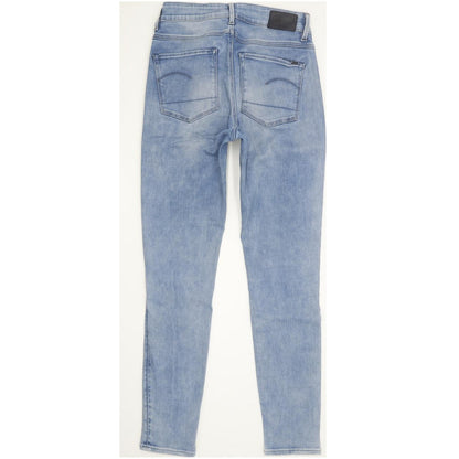 G-Star 3301 Ultra Women Blue Skinny Slim Stretch Jeans W28 L27