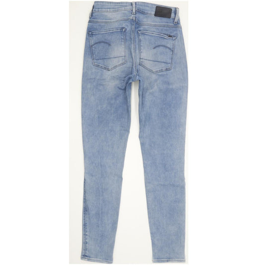 G-Star 3301 Ultra Women Blue Skinny Slim Stretch Jeans W28 L27