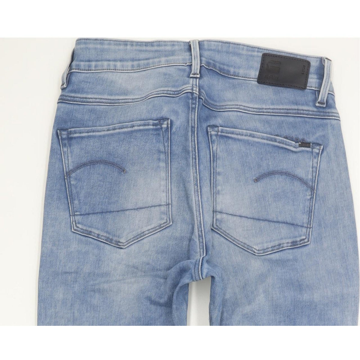 G-Star 3301 Ultra Women Blue Skinny Slim Stretch Jeans W28 L27
