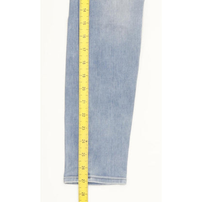 G-Star 3301 Ultra Women Blue Skinny Slim Stretch Jeans W28 L27