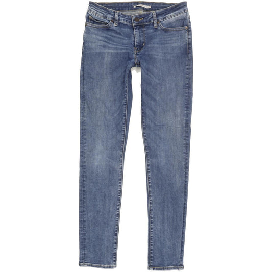 Levi's 711 Women Blue Skinny Slim Stretch Jeans W29 L29