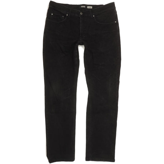 Pioneer Rando Men Black Straight Regular Stretch Jeans W36 L31