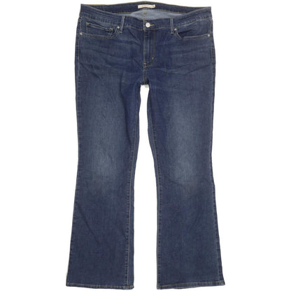 Levi's 715 Women Blue Bootcut Slim Stretch Jeans W35 L29