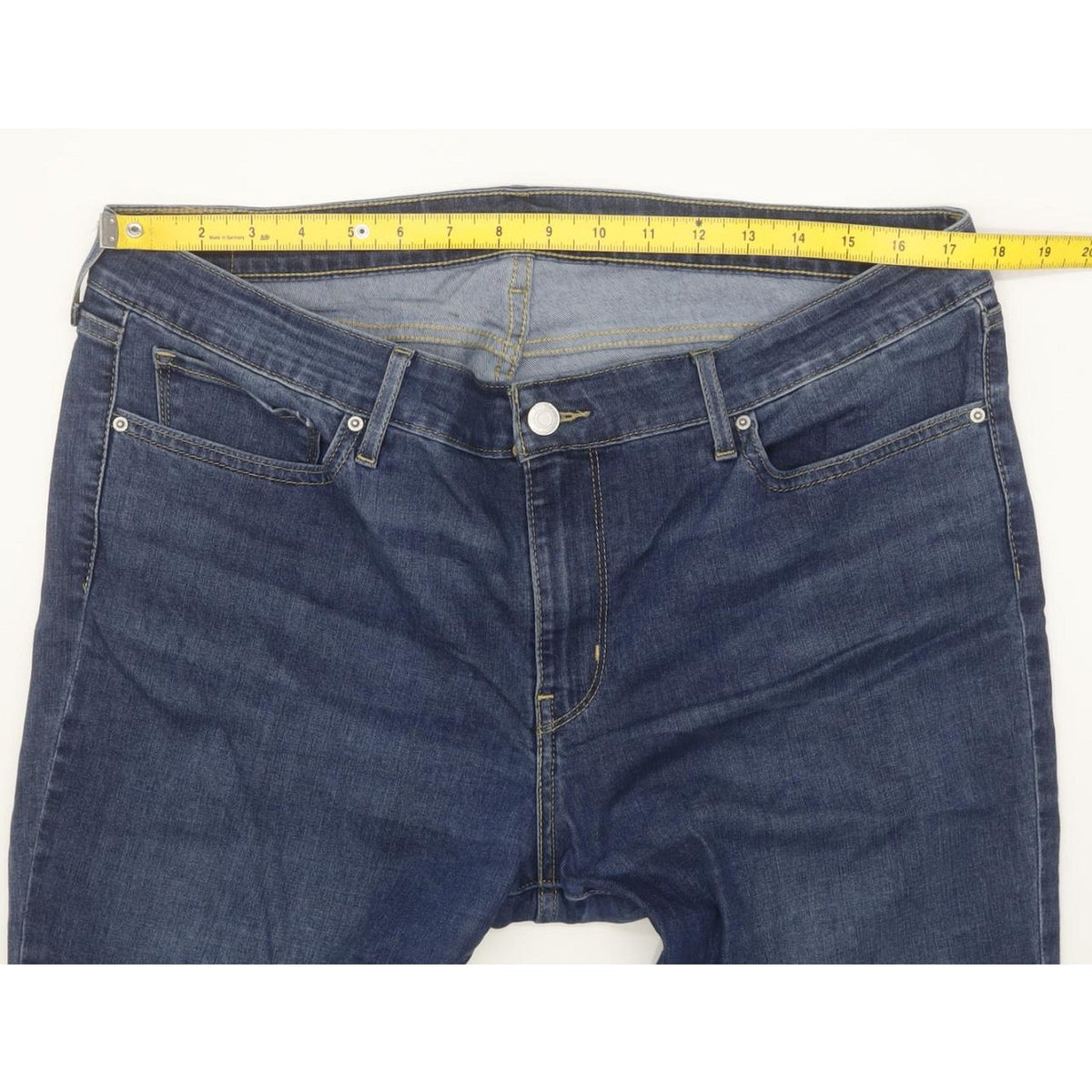 Levi's 715 Women Blue Bootcut Slim Stretch Jeans W35 L29