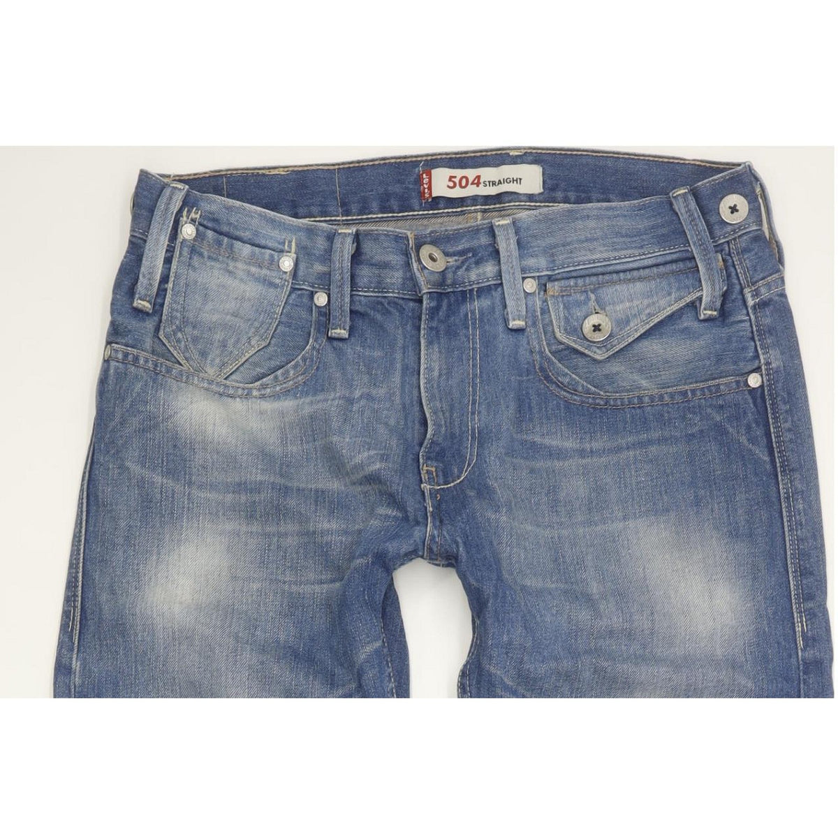 Levi's 504 Men Blue Tapered Regular Jeans W30 L32