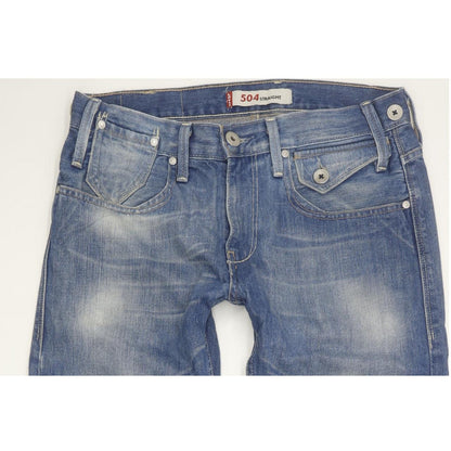 Levi's 504 Men Blue Tapered Regular Jeans W30 L32